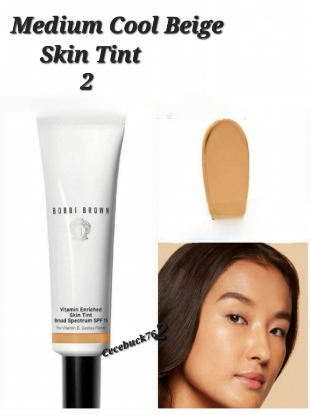 🌺Bobbi Brown Golden 2 Skin Tint Vitamin Enriched Hydrating Tinted Moisturizer